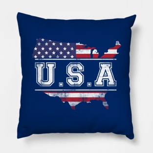 Flag USA independence day Pillow