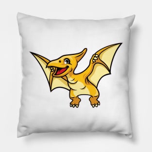 Cute Pterodactyl Happy Dinosaur Pillow