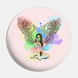 Colourful Angel Pin