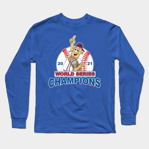 Braves World Series Champions- Blooper Trophy Long Sleeve T-Shirt