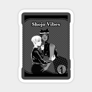 Shojo Vibes Manga Cover (Black) Magnet