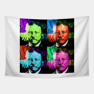 Pop Art - Theodore Roosevelt Tapestry