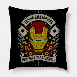 Genius Billionaire Playboy Philanthropist Pillow