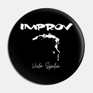 Improv Viola Spolin Pin