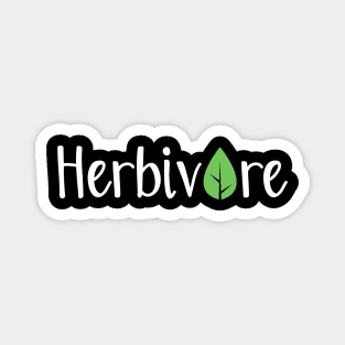 Herbivore typography Magnet