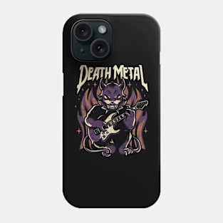 Death Metal Satanic Baphomet Cat Phone Case