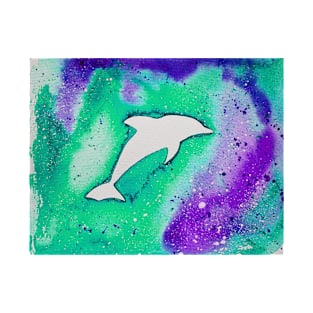 Dolphin in green T-Shirt