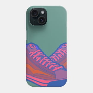 Vintage hightop sneakers / kicks Phone Case