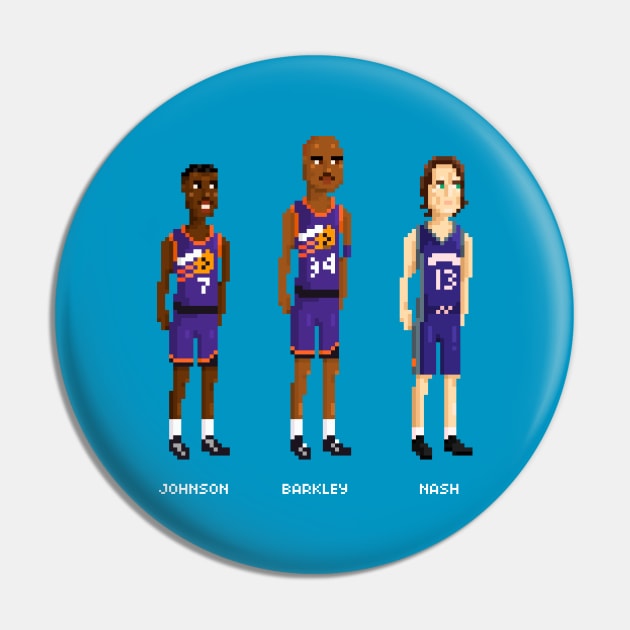 Retro Suns Pin by PixelFaces