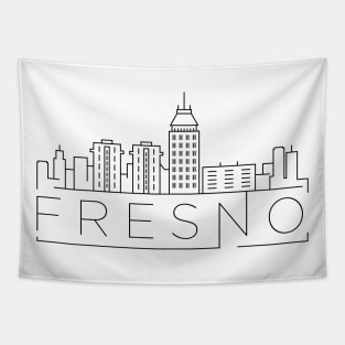 Fresno Minimal Skyline Tapestry