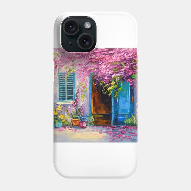 Blooming courtyard Phone Case by OLHADARCHUKART