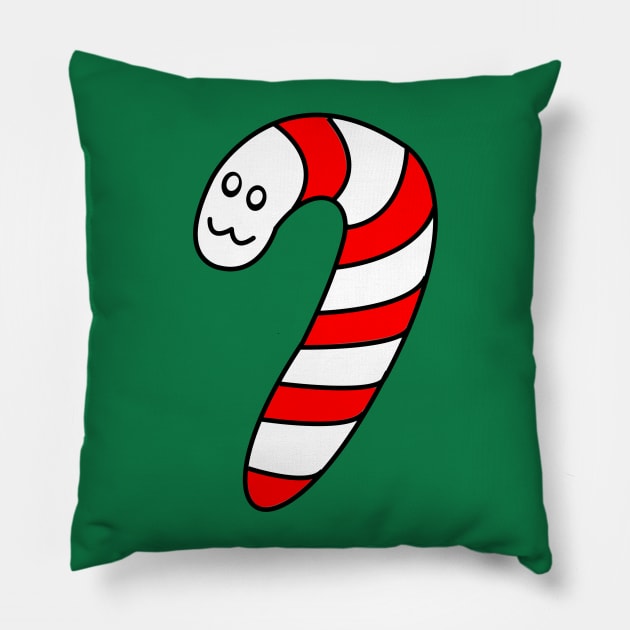 Candy in a Cane Pillow by traditionation