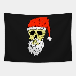 Santa Skull Tapestry