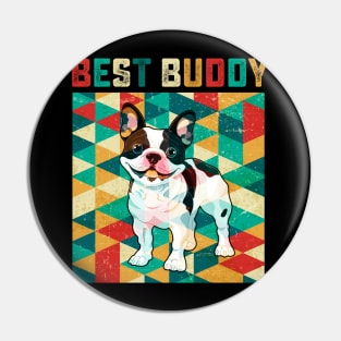 Vintage boston terrier Pin