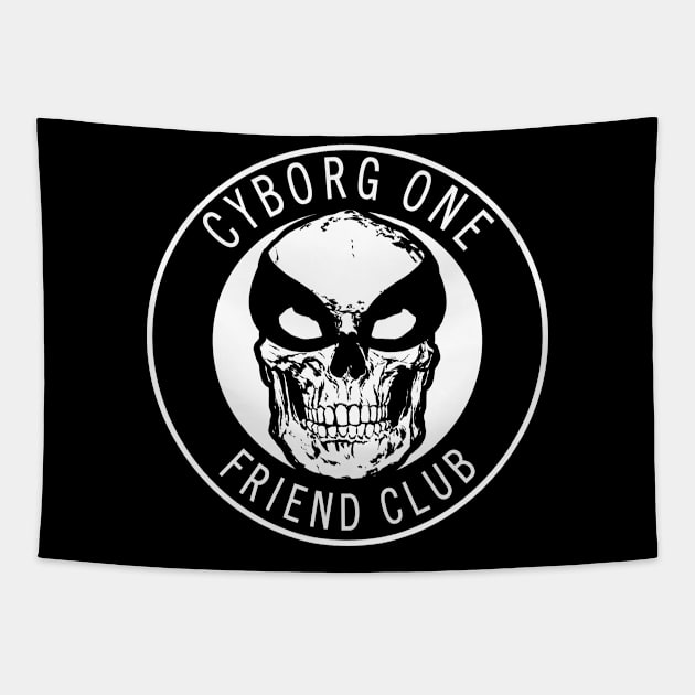 Friend Club! Tapestry by Cyborg One