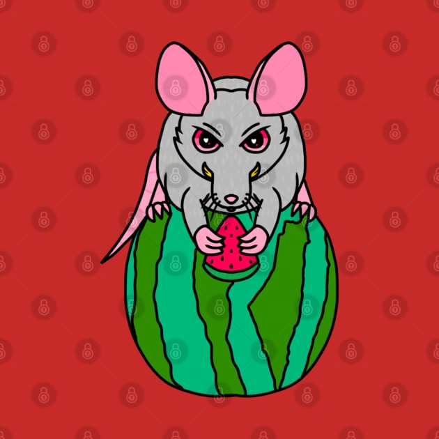 Watermelon Rat (Full Color Version) by Rad Rat Studios