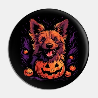 Australian Terrier Halloween Pin