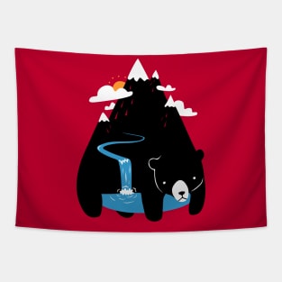 The Mountain Bear Tapestry