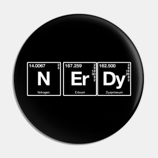 Elements Of a Nerd Pin