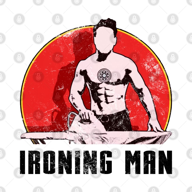 Ironing Man by Badgirlart