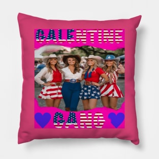 Galentine gang party night Pillow