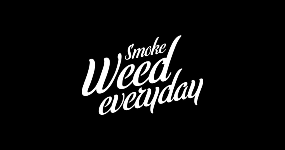 SMOKE WEED EVERYDAY RETRO Smoke Weed Everyday Sticker TeePublic
