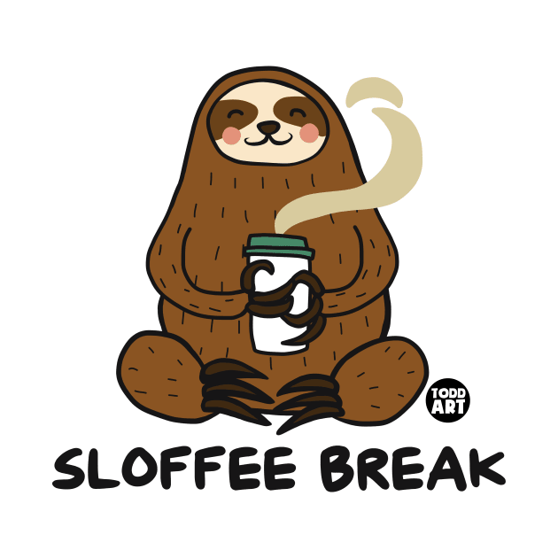 sloffee break by toddgoldmanart