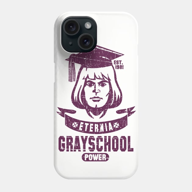 GraySchool Power! Phone Case by loku