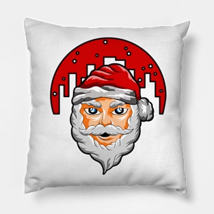 Santa Christmas Smiling Pillow