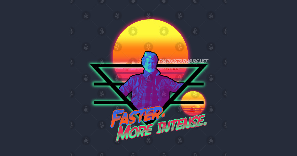 Lucas Faster. More Intense. Star Wars TShirt TeePublic