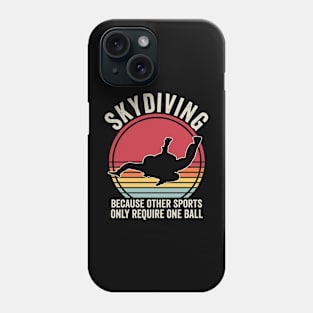 Skydiver Quotes Retro Funny Skydiving Vintage Phone Case