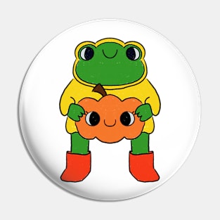 Mr Frog Has Been Pumpkin Picking Pin