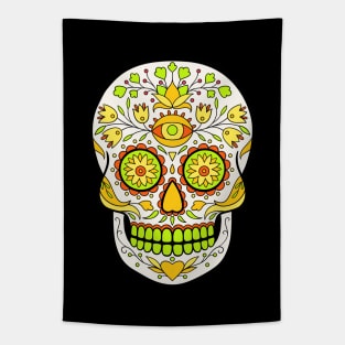 Sugar Skull Art Tapestry