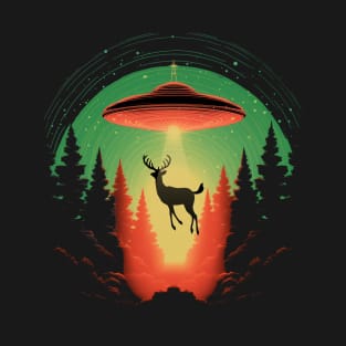 Alien Abduction Hunting Season T-Shirt