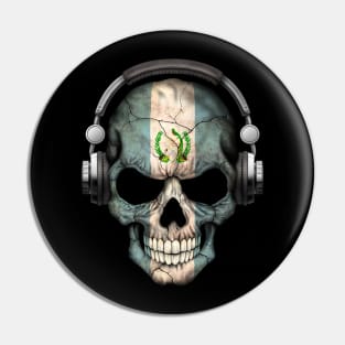 Dark Skull Deejay with Guatemalan Flag Pin