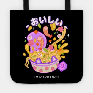 i love instant ramen noodles Tote