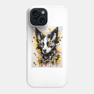 Cartoon African Wild Dog Graffiti #4 Phone Case