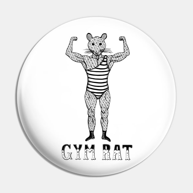 Gym Rat Pin Gym Pin Gym Rat 