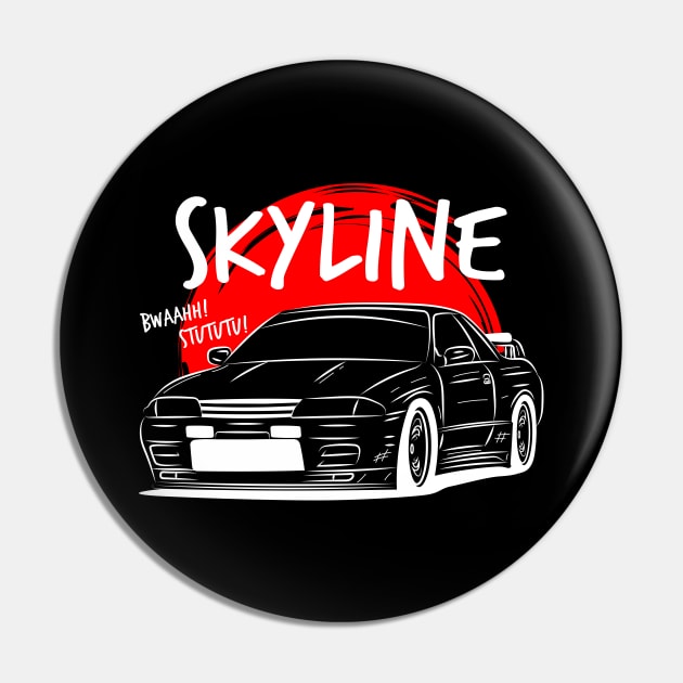 R32 GTR Skyline Draw Pin by GoldenTuners