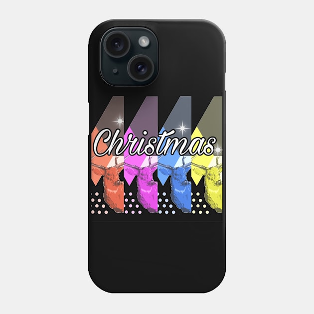 Deer Colorful Shapes Phone Case by O.M design