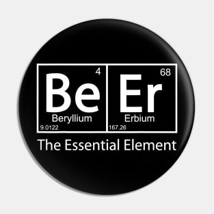 Beer The Essential Element Geeky Periodic Table Pin