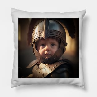 A Cute Gladiator Baby Pillow