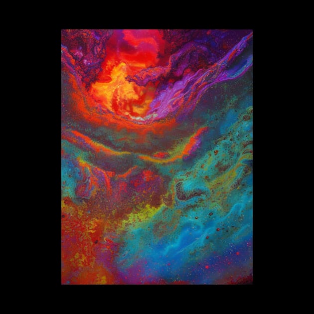 Trippy Abstract Splatter Paint by Trip Tank