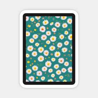 Pressed flowers phone case Magnet