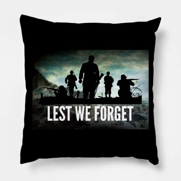 lest we forget - british army - armistice day Pillow by OrionBlue