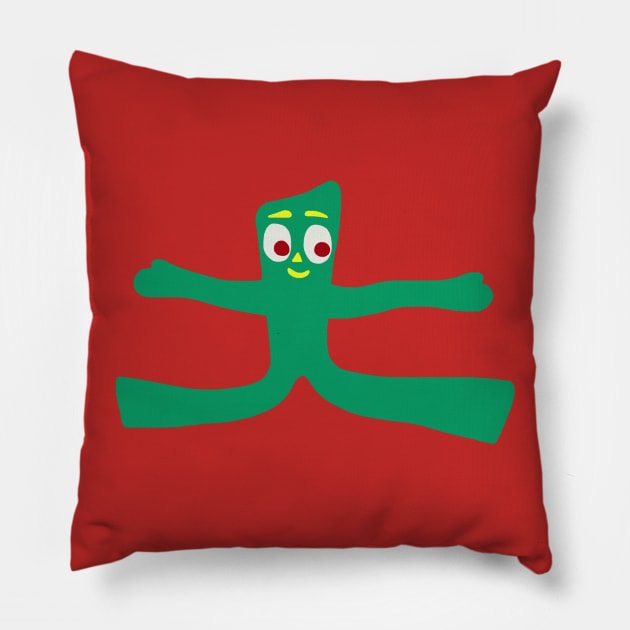 Gumby Pillow by ElviaMontemayor