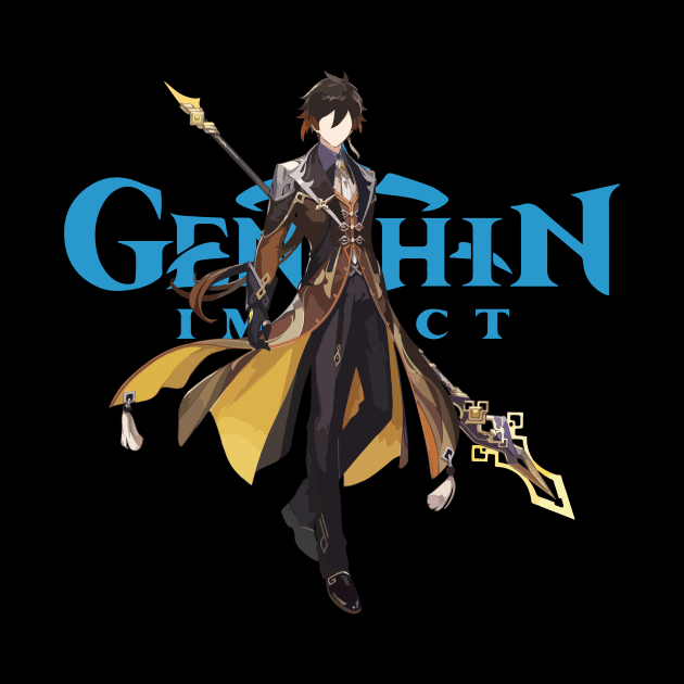 Genshin Impact Zhongli by Rendigart