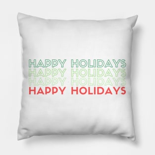 Happy Holidays Pillow