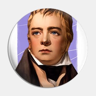 Scottish writer Walter Scott illustration Pin