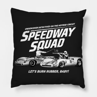 Speedway Squad (Black & White) Pillow